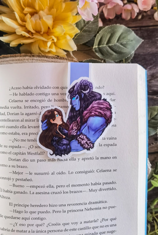 Marcapáginas Magnético: Vektal y Georgie de Ice Planet Barbarians