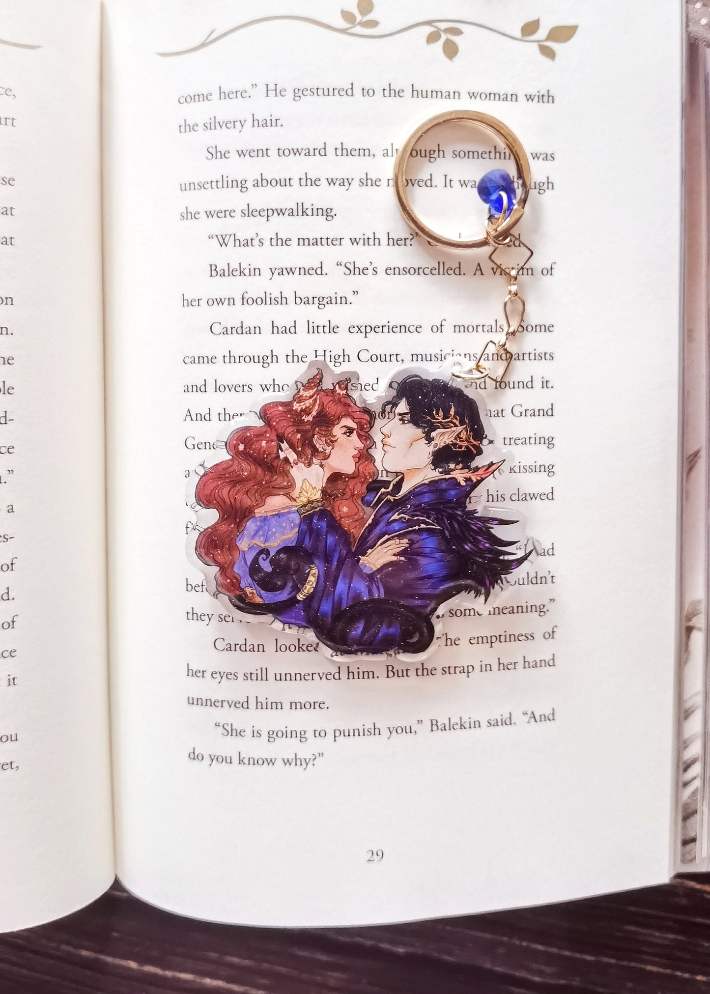 JURDAN - Cardan and Jude The Cruel Prince inspired shiny acrylic keychain