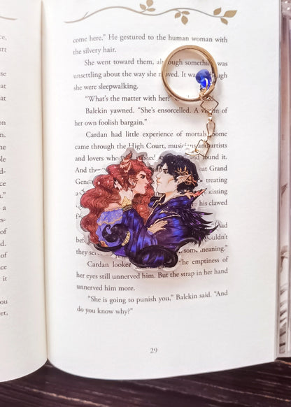JURDAN - Cardan and Jude The Cruel Prince inspired shiny acrylic keychain