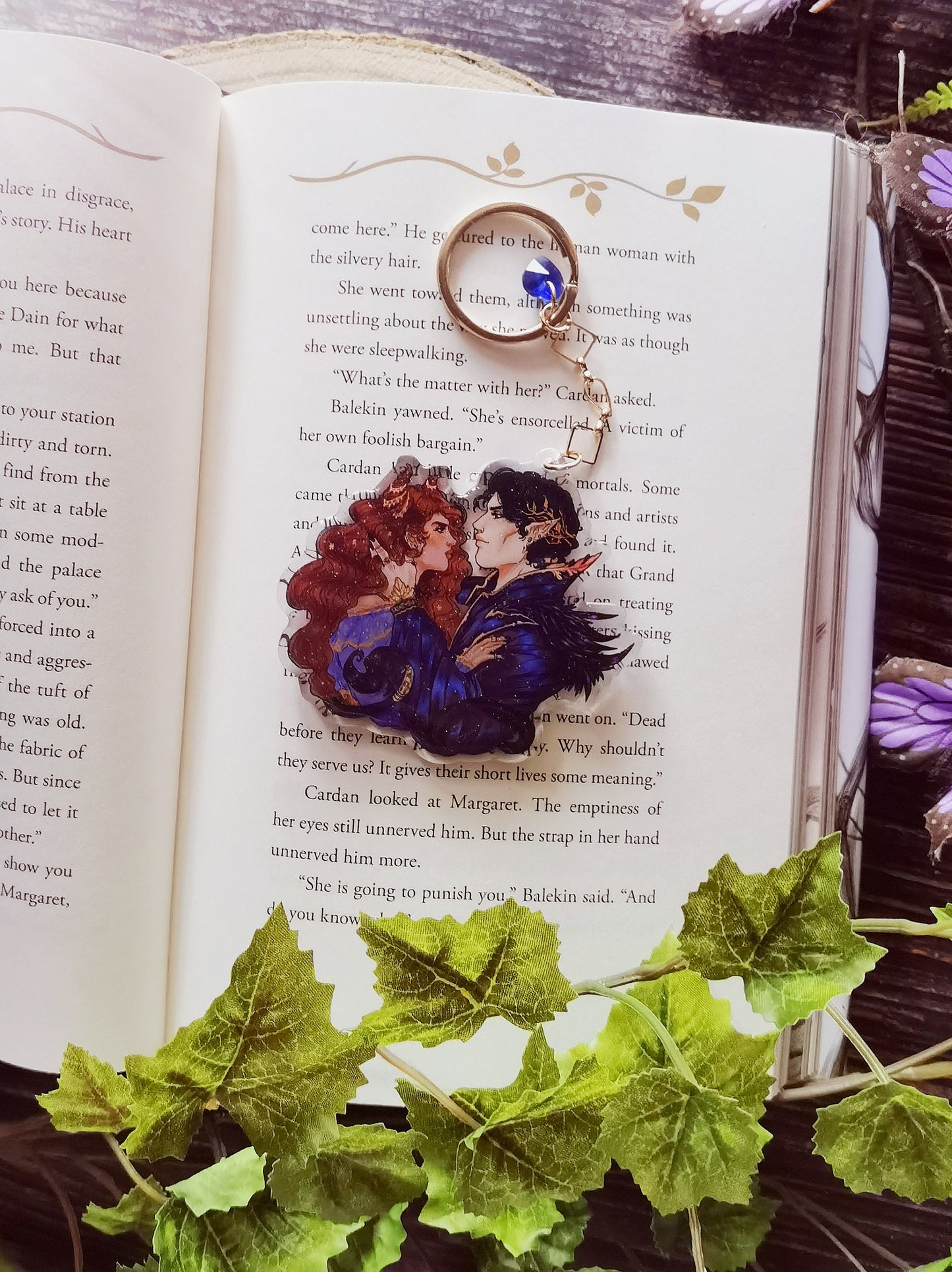 JURDAN - Cardan and Jude The Cruel Prince inspired shiny acrylic keychain