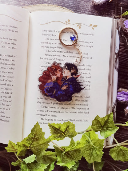 JURDAN - Cardan and Jude The Cruel Prince inspired shiny acrylic keychain