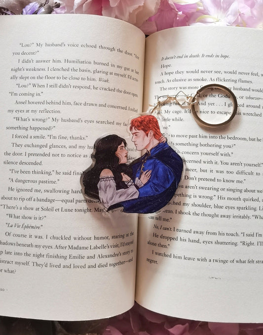 Lou x Reid - SERPENT AND DOVE inspired Acrylic Keychain