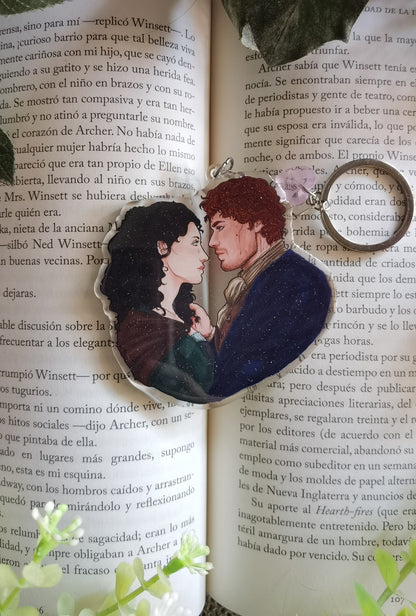 Outlander - Jaime and Claire Fraser inspired Acrylic keychain
