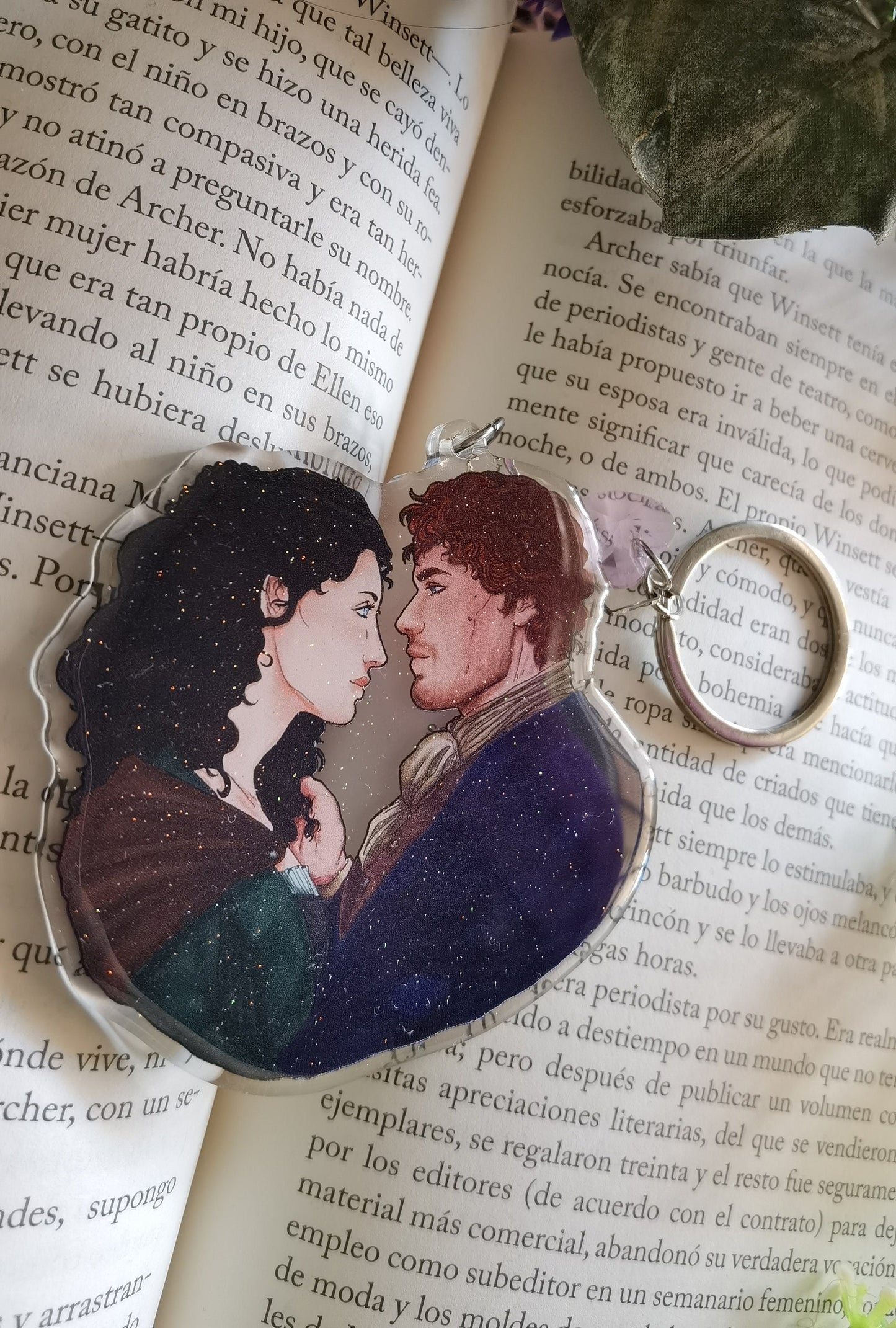 Outlander - Jaime and Claire Fraser inspired Acrylic keychain