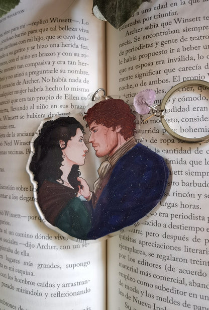 Outlander - Jaime and Claire Fraser inspired Acrylic keychain