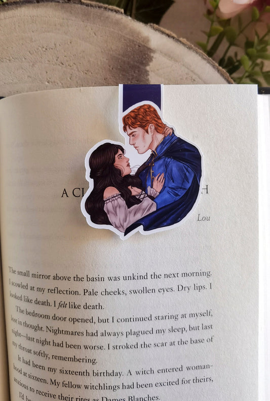 Lou x Reid - SERPENT AND DOVE inspired Magnetic Bookmark Witch x Witch hunter
