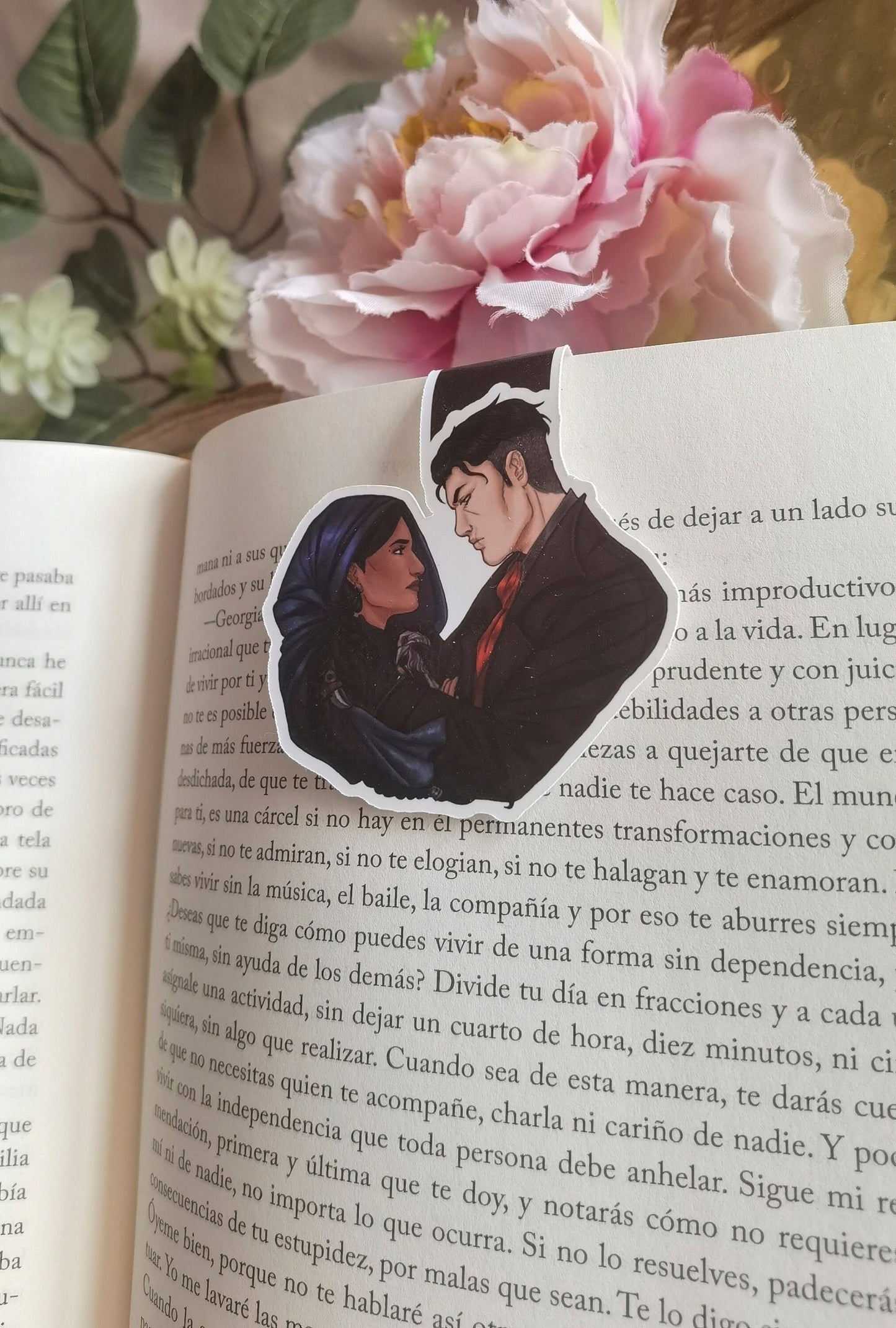 SIX OF CROWS Grishaverse Inej x Kaz Kanej inspired Magnetic Bookmark