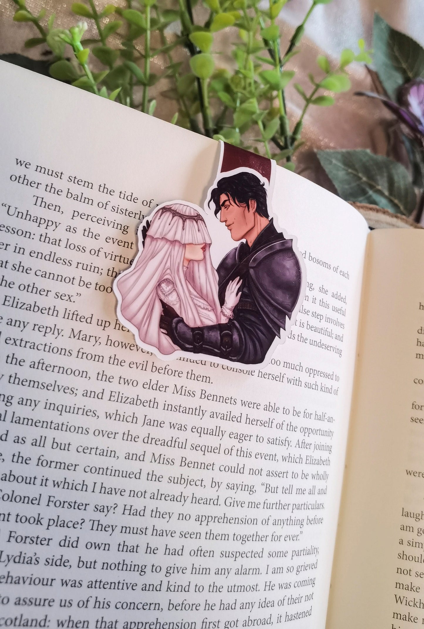 FROM BLOOD AND ASH Penellaphe x Casteel Bookmark [Official License] (Poppy x Hawke)