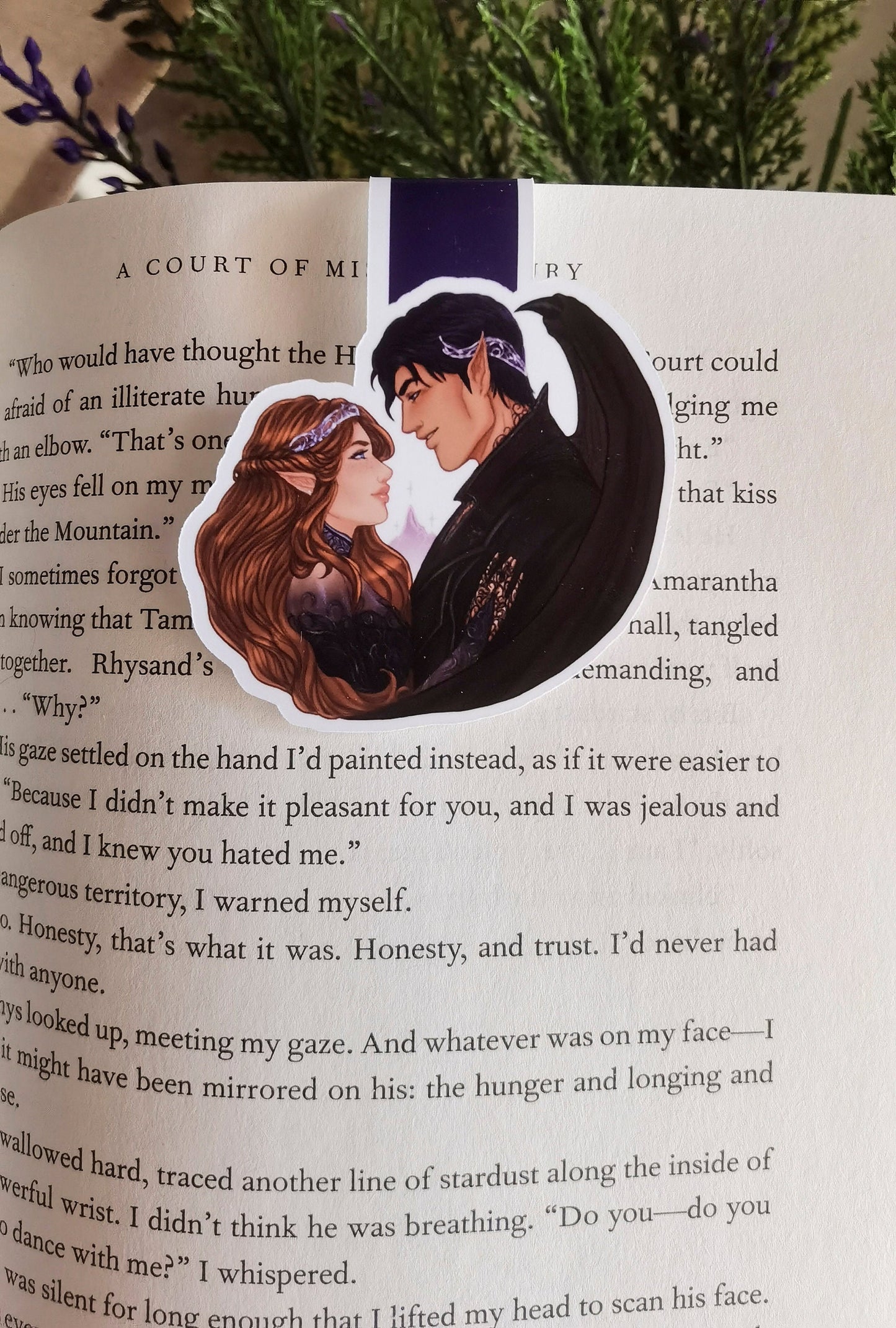 FEYSAND - Feyre Archeron y Rhysand ACOTAR A Court of Thorns and Roses officially licensed Magnetic Bookmark