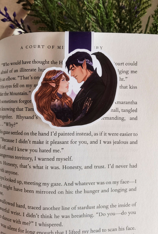 FEYSAND - Feyre Archeron y Rhysand ACOTAR A Court of Thorns and Roses officially licensed Magnetic Bookmark