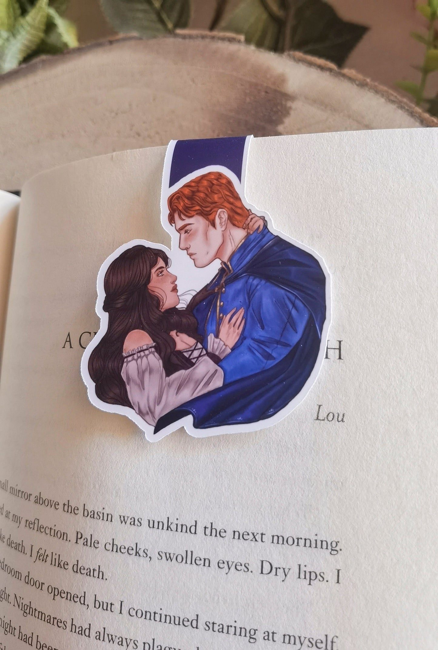 Lou x Reid - SERPENT AND DOVE inspired Magnetic Bookmark Witch x Witch hunter