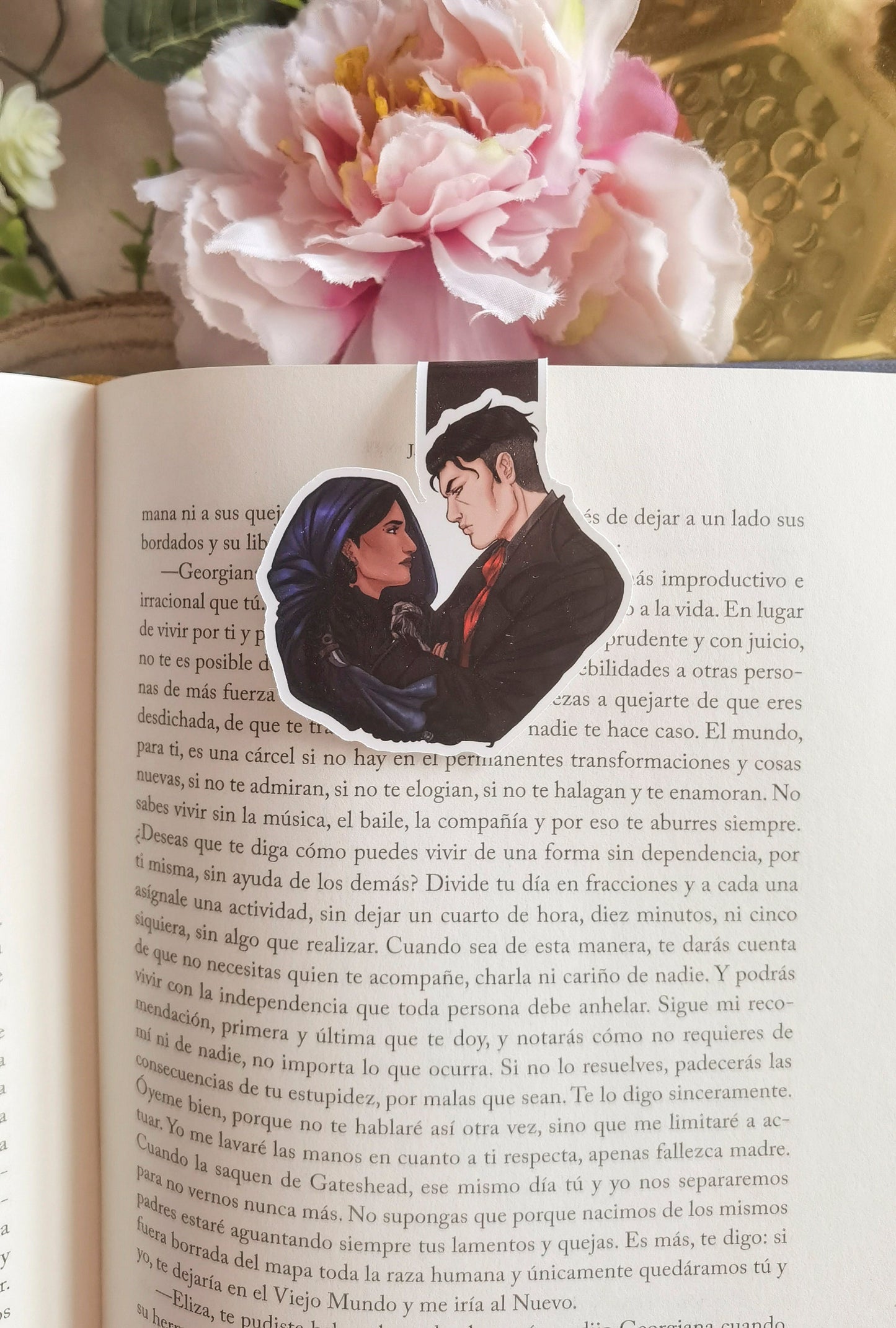 SIX OF CROWS Grishaverse Inej x Kaz Kanej inspired Magnetic Bookmark