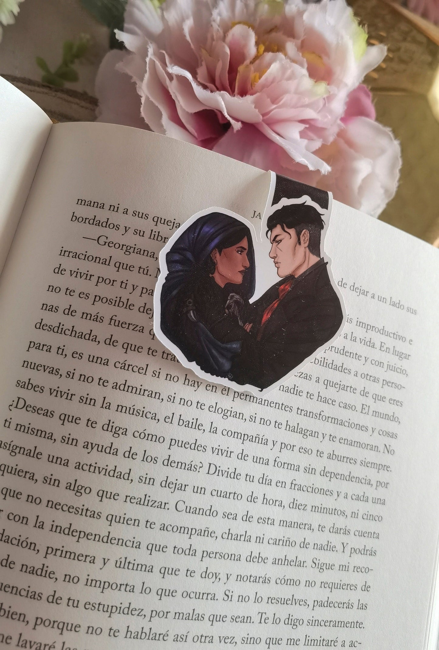 SIX OF CROWS Grishaverse Inej x Kaz Kanej inspired Magnetic Bookmark