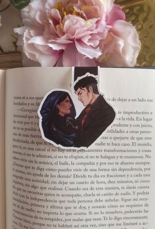 SIX OF CROWS Grishaverse Inej x Kaz Kanej inspired Magnetic Bookmark