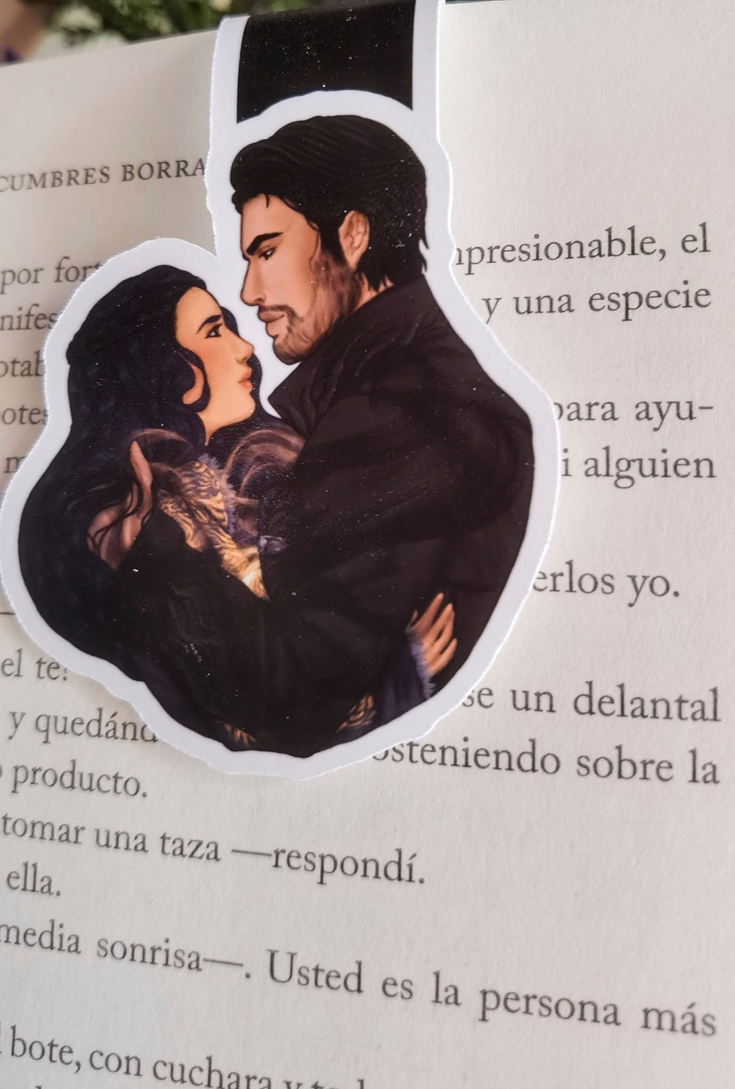 Shadow and Bone Grishaverse Darkling x Alina Darkline Tv Show inspired magnetic bookmark
