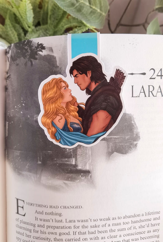 THE BRIDGE KINGDOM Lara x Aren Magnetic bookmark with official license (Laren)