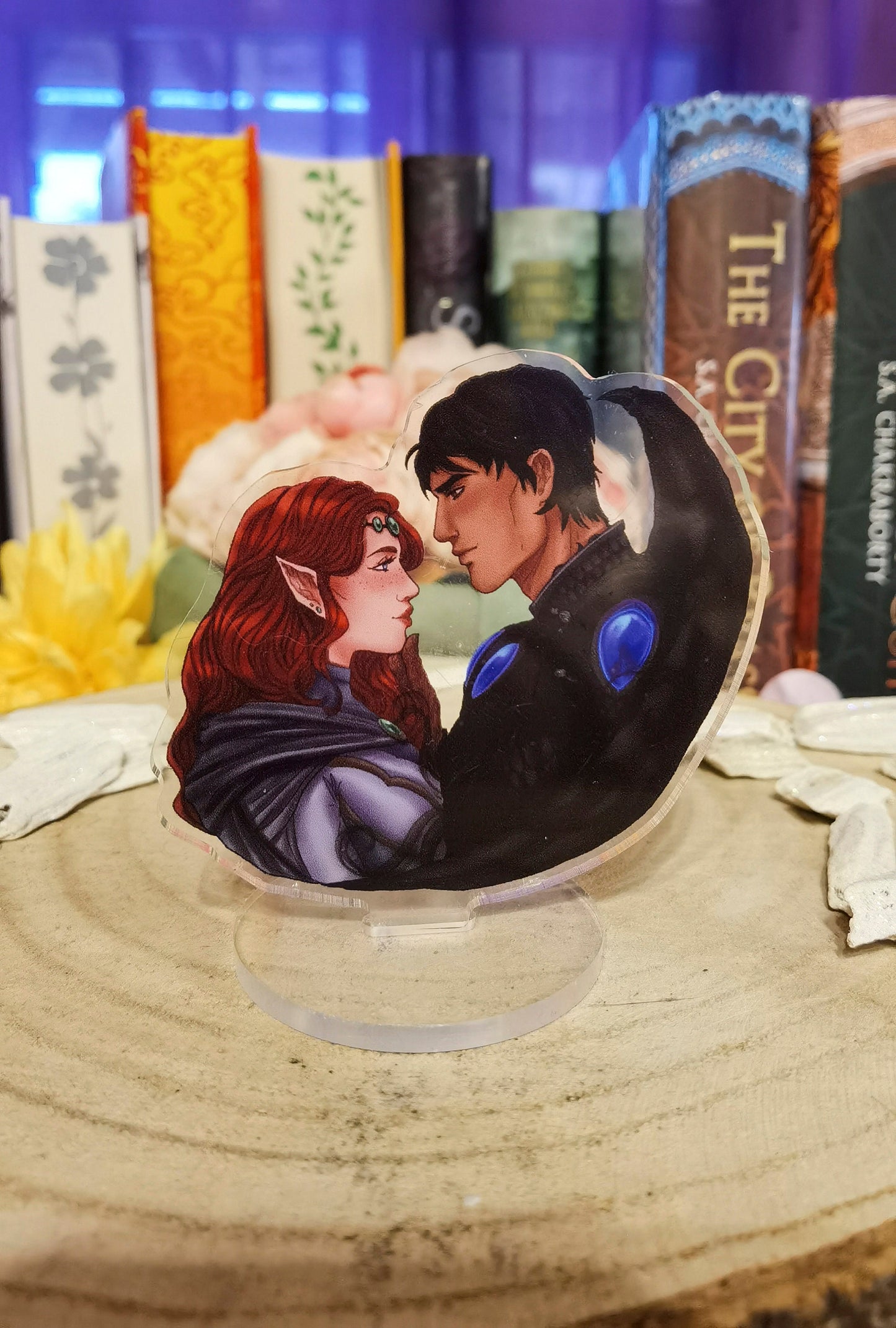 ACOTAR inspired and licensed Mini Standee: Feysand, Nessian, Elucien, Elriel, Gwynriel, Feysand starfall