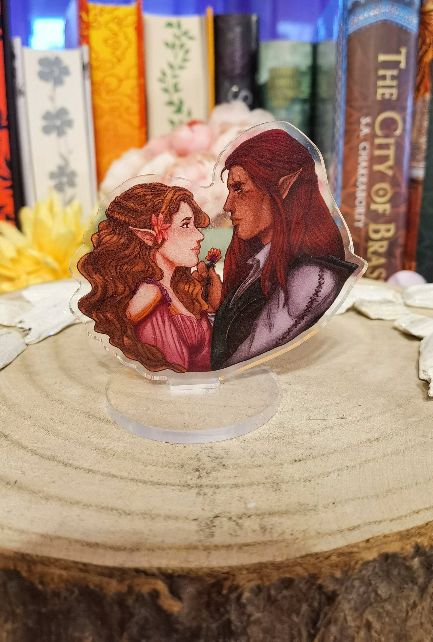 ACOTAR inspired and licensed Mini Standee: Feysand, Nessian, Elucien, Elriel, Gwynriel, Feysand starfall
