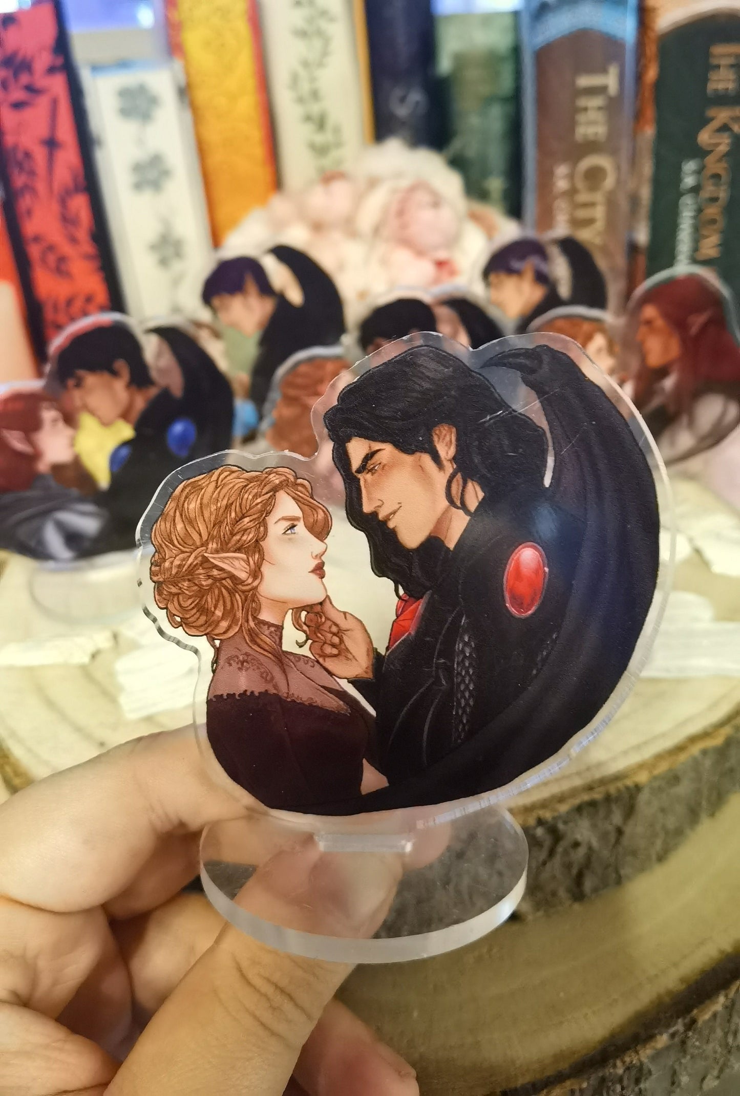 ACOTAR inspired and licensed Mini Standee: Feysand, Nessian, Elucien, Elriel, Gwynriel, Feysand starfall