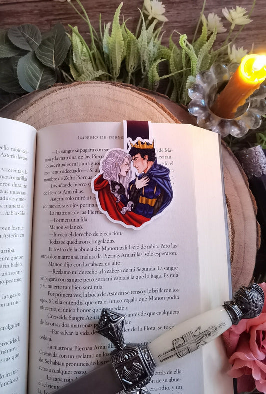 MANORIAN - Manon y Dorian Throne of Glass inspired magnetic bookmark