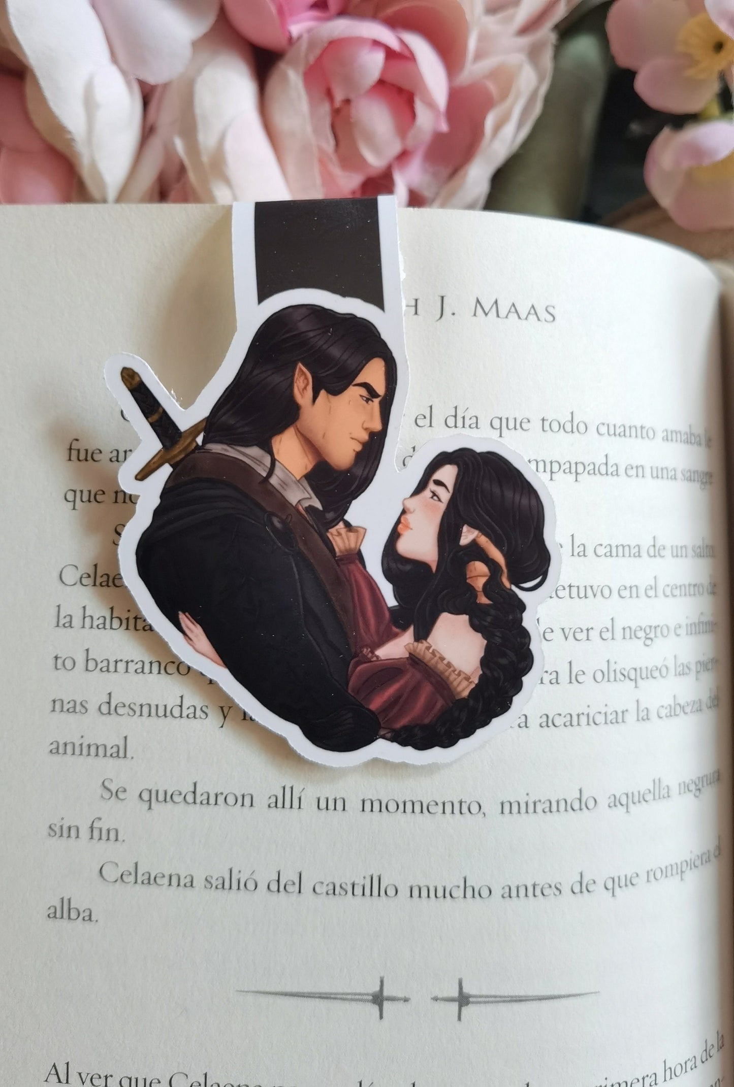 ELORCAN - Lorcan y Elide Trono de Cristal Marcapáginas magnético con licencia