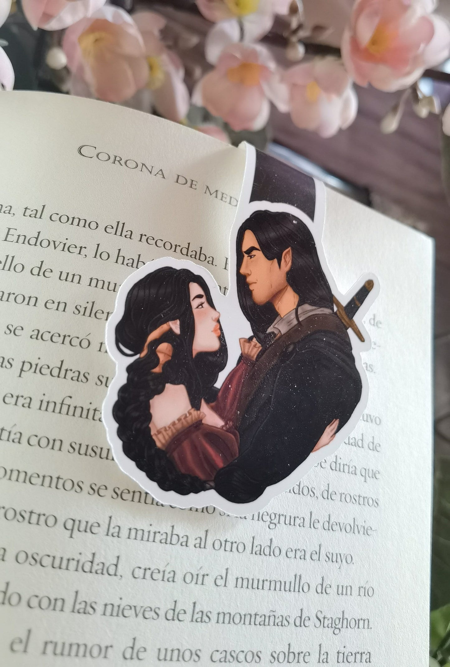 ELORCAN - Lorcan y Elide Trono de Cristal Marcapáginas magnético con licencia