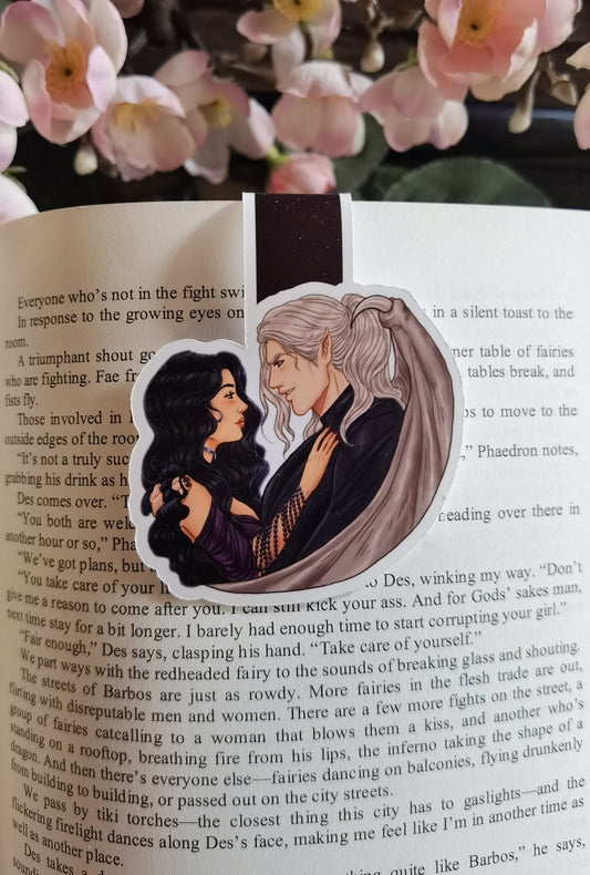 BARGAINER SERIES Rhapsodic Des and Callie LICENSED magnetic bookmark (Desmond x Callypso)