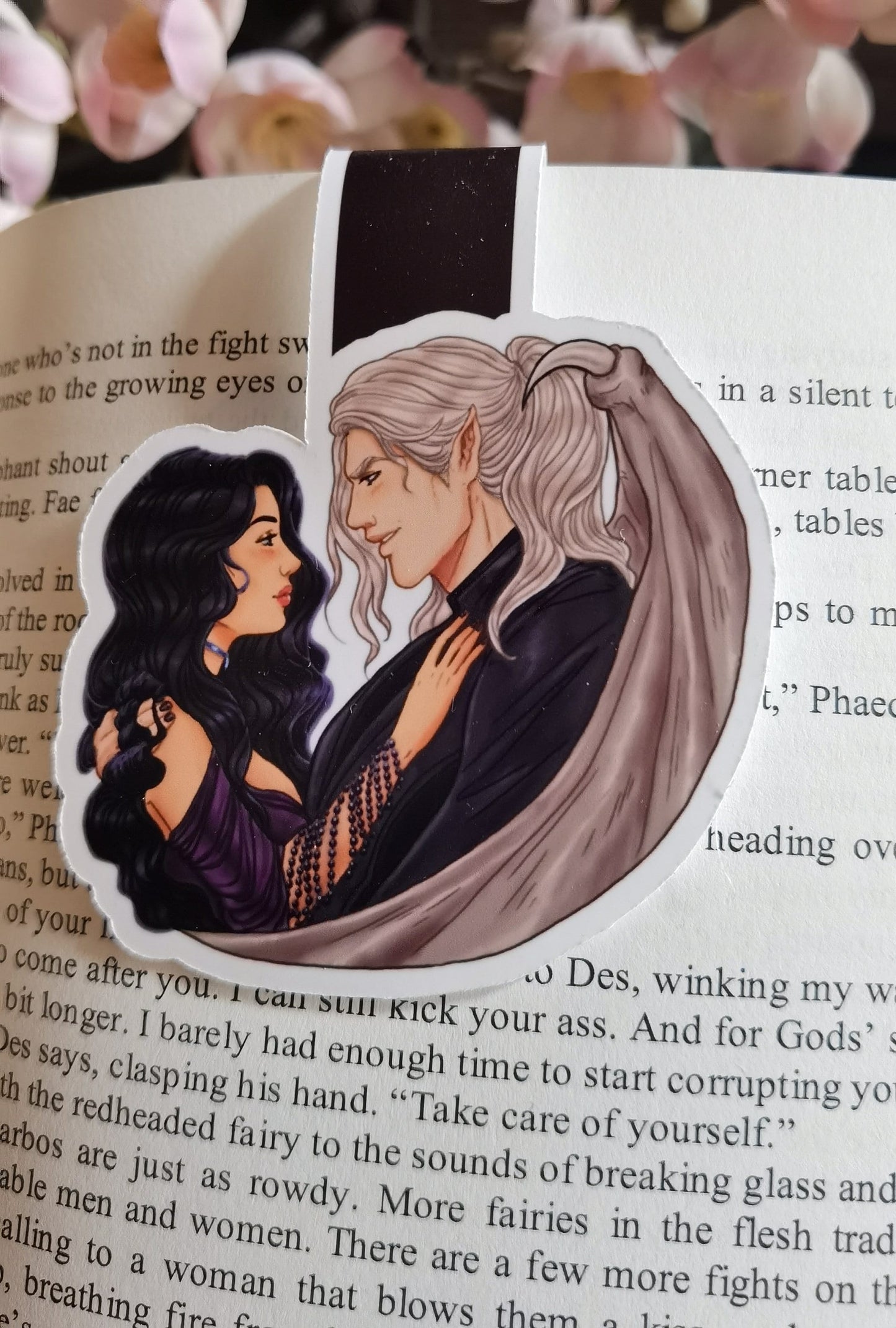 BARGAINER SERIES Rhapsodic Des and Callie LICENSED magnetic bookmark (Desmond x Callypso)