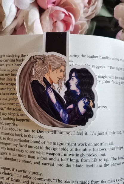 BARGAINER SERIES Rhapsodic Des and Callie LICENSED magnetic bookmark (Desmond x Callypso)