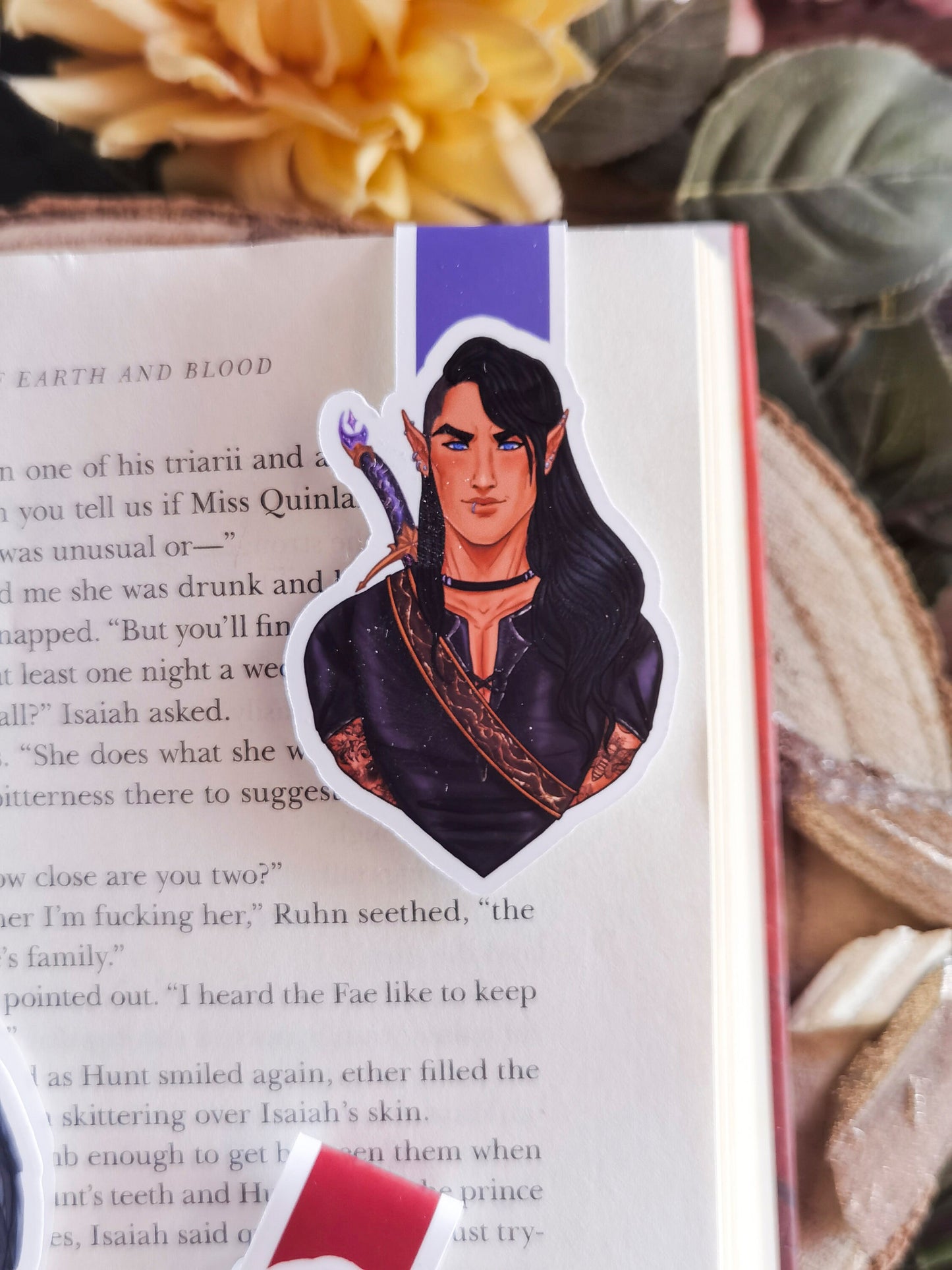 CRESCENT CITY Characters ~Bryce-Hunt-Ruhn~ inspired Magnetic Bookmark