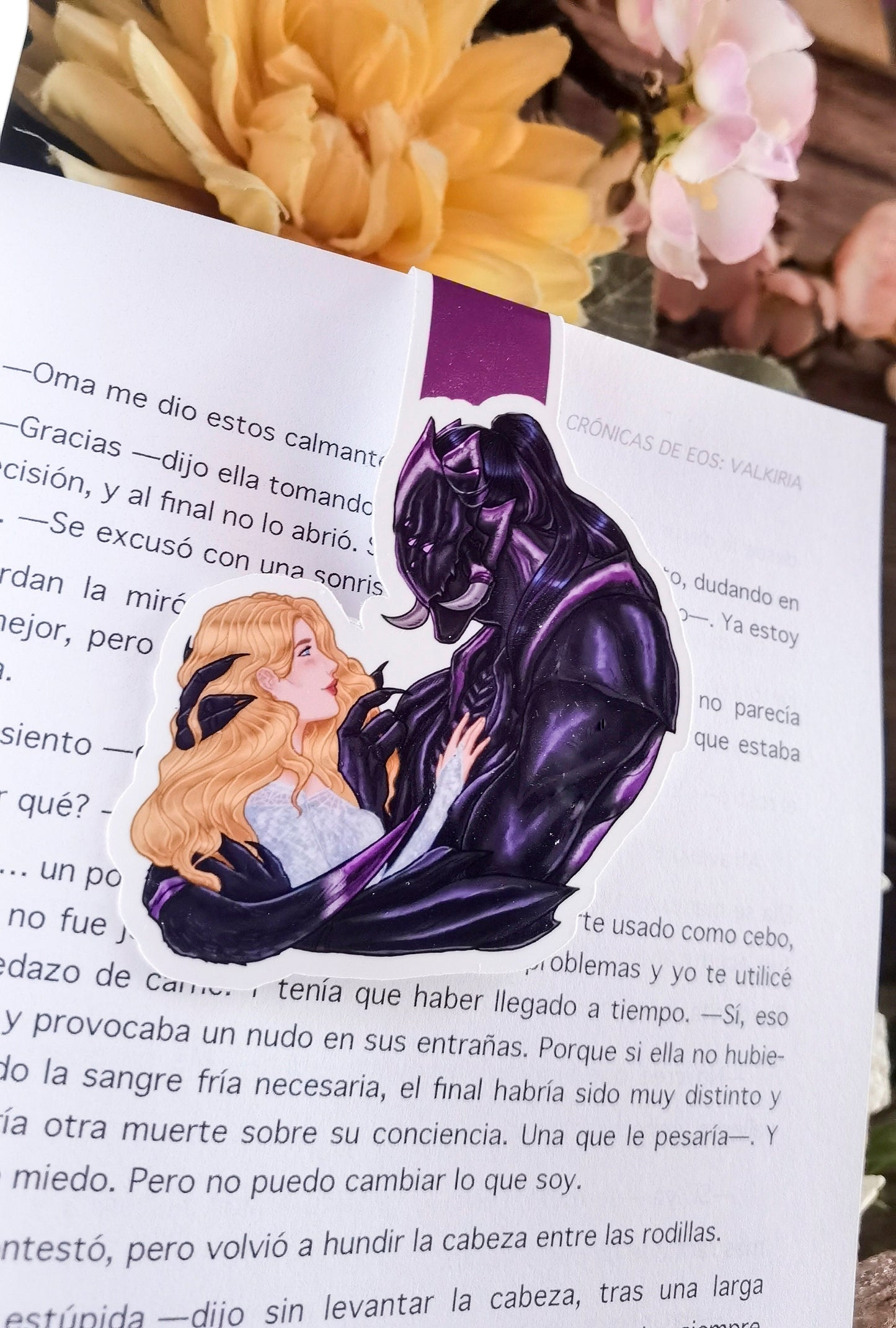 ENSNARED Series - Kethan and Ivy inspired magnetic bookmark Tiffany Roberts