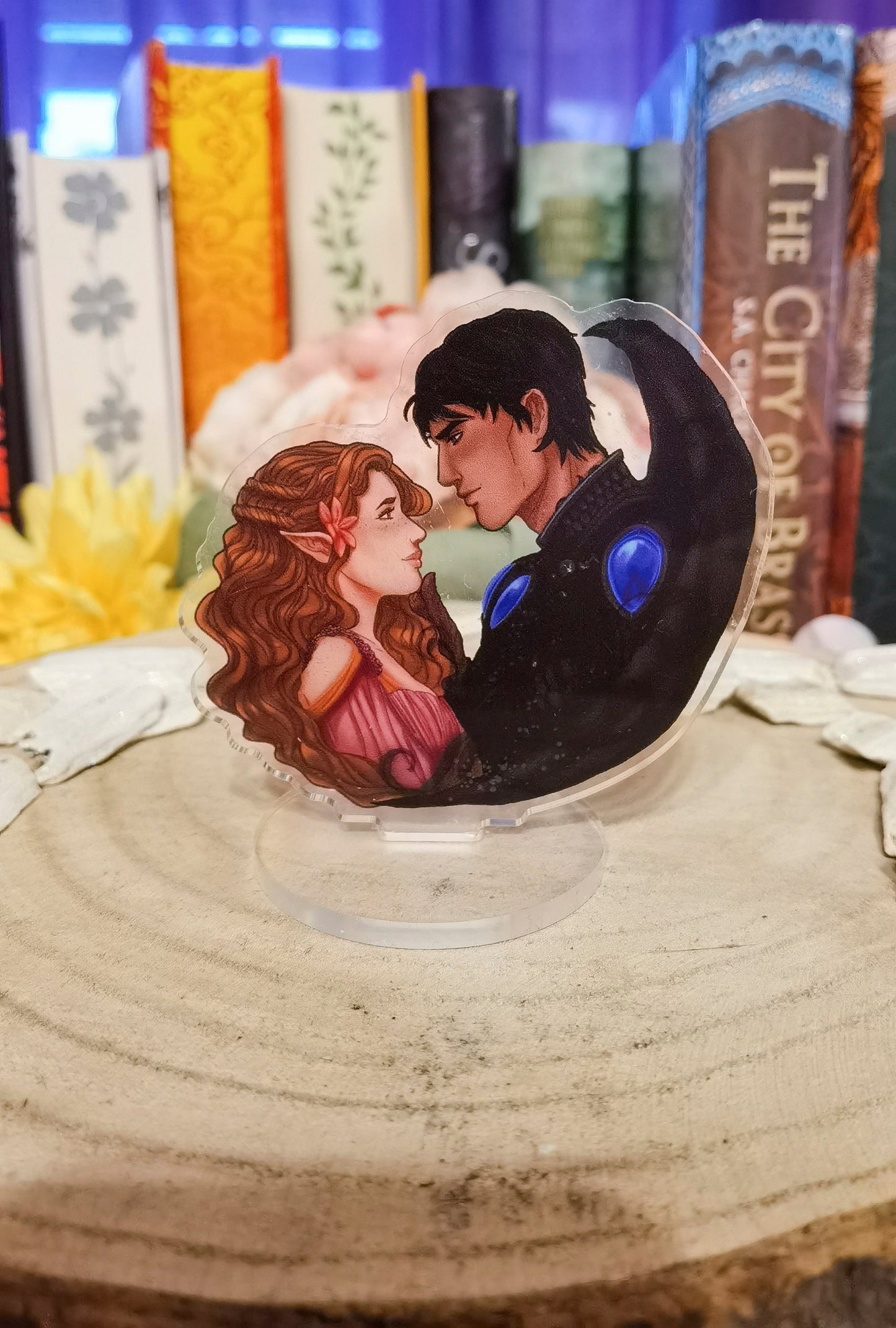 ACOTAR inspired and licensed Mini Standee: Feysand, Nessian, Elucien, Elriel, Gwynriel, Feysand starfall