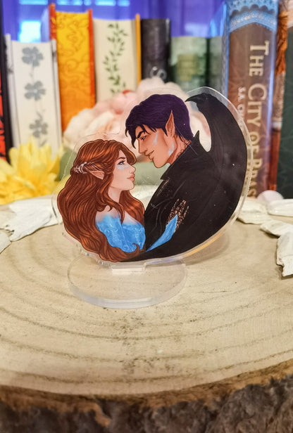 ACOTAR inspired and licensed Mini Standee: Feysand, Nessian, Elucien, Elriel, Gwynriel, Feysand starfall