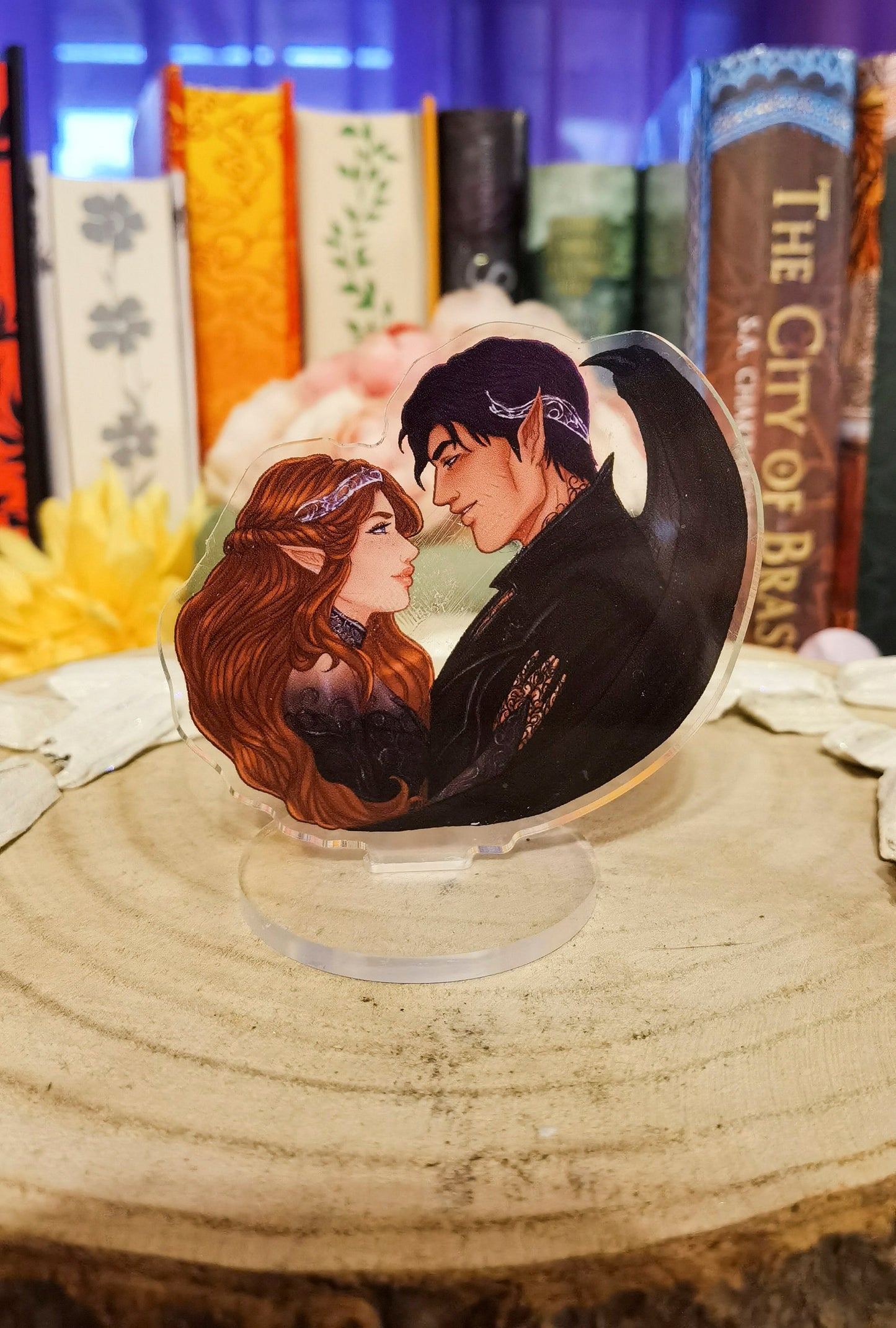 ACOTAR inspired and licensed Mini Standee: Feysand, Nessian, Elucien, Elriel, Gwynriel, Feysand starfall