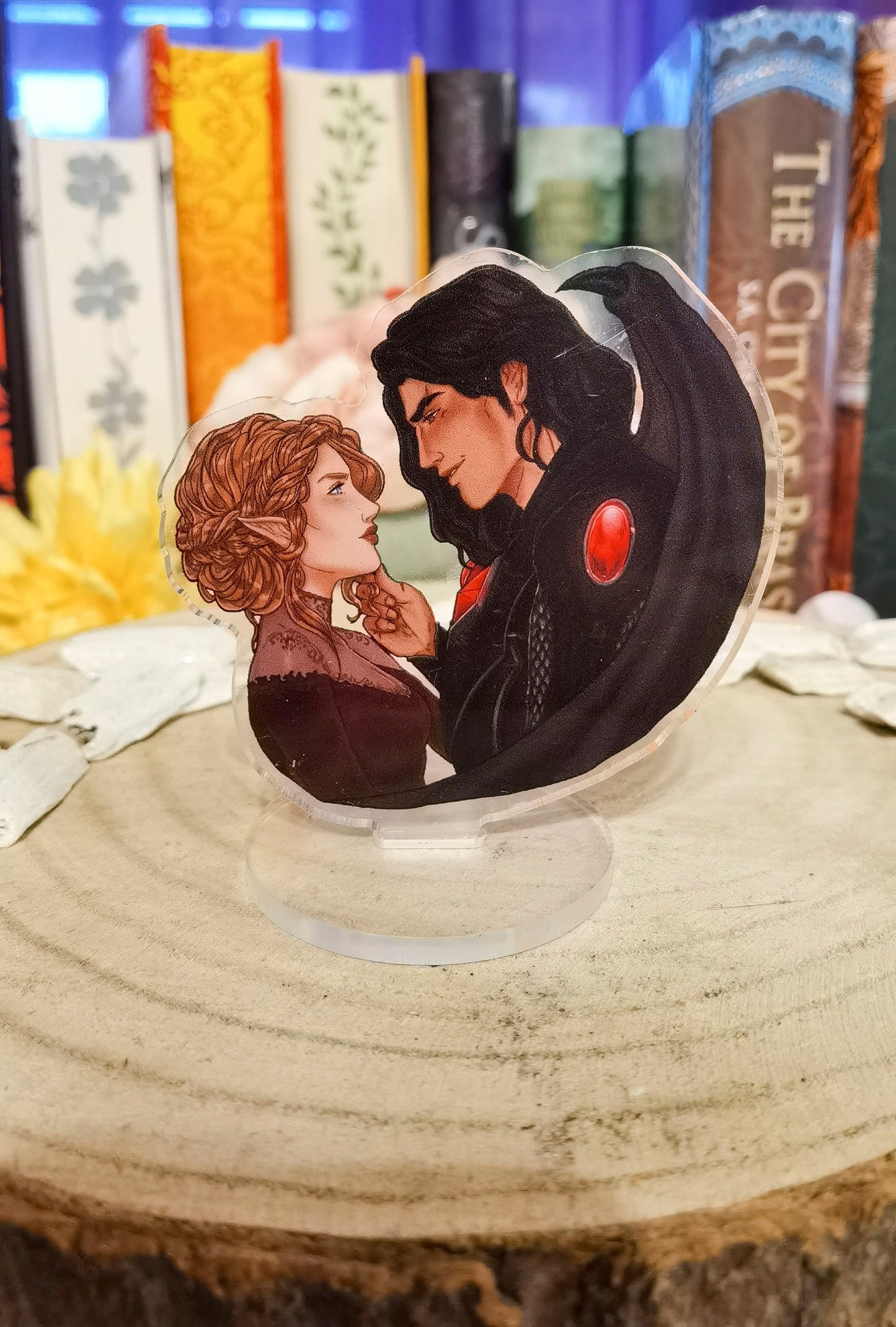 ACOTAR inspired and licensed Mini Standee: Feysand, Nessian, Elucien, Elriel, Gwynriel, Feysand starfall
