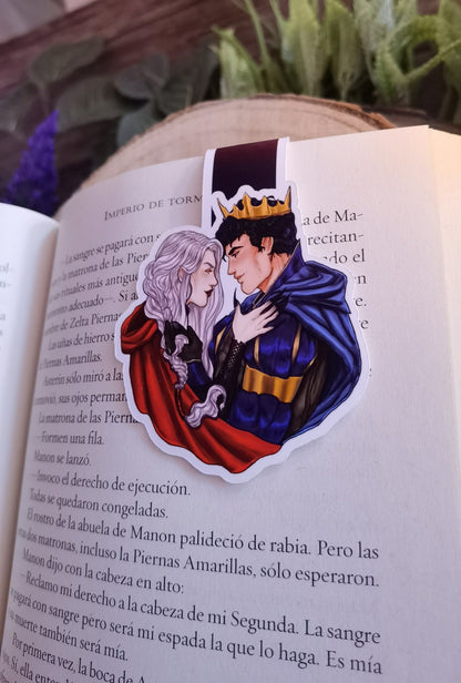 MANORIAN - Manon y Dorian Trono de cristal Marcador magnético inspirado