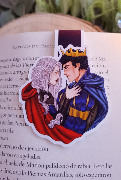 MANORIAN - Manon y Dorian Trono de cristal Marcador magnético inspirado