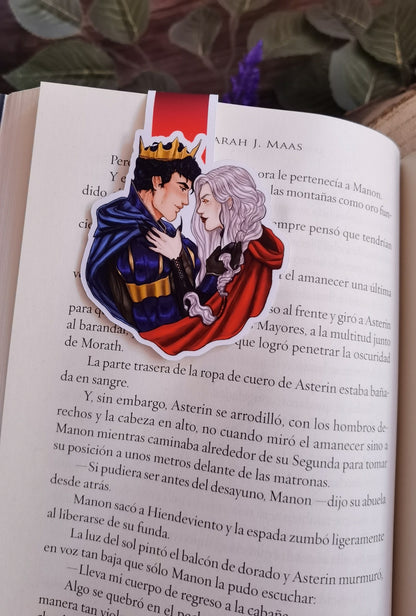 MANORIAN - Manon y Dorian Trono de cristal Marcador magnético inspirado