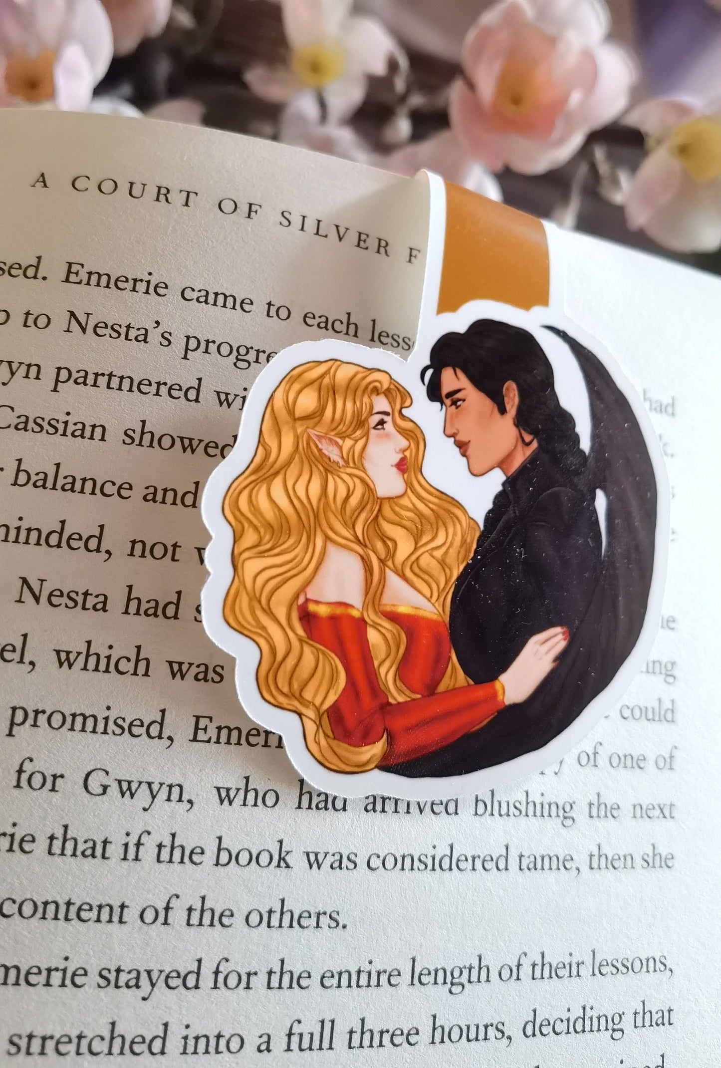 EMORIE - Morrigan And Emerie ACOTAR A Court Of Thorns And Roses licensed magnetic bookmark