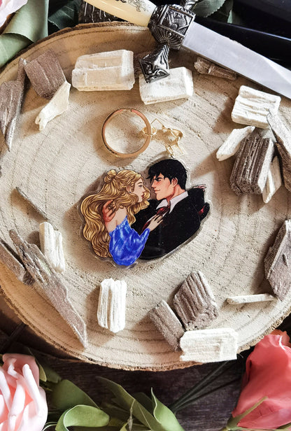 FINAL - Donatella Dargna and the Caraval Legend series inspired carylic keychain