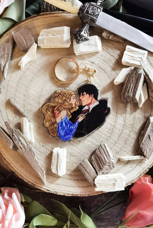 FINAL - Donatella Dargna and the Caraval Legend series inspired carylic keychain