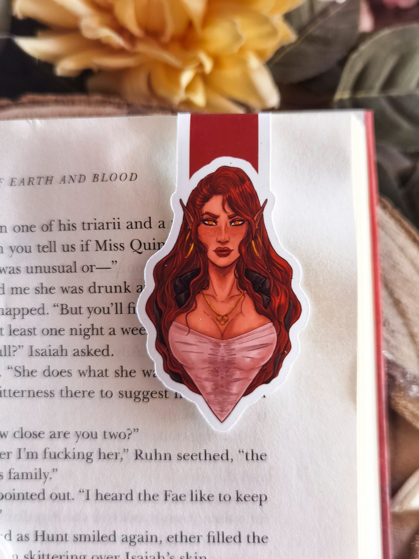 CRESCENT CITY Characters ~Bryce-Hunt-Ruhn~ inspired Magnetic Bookmark