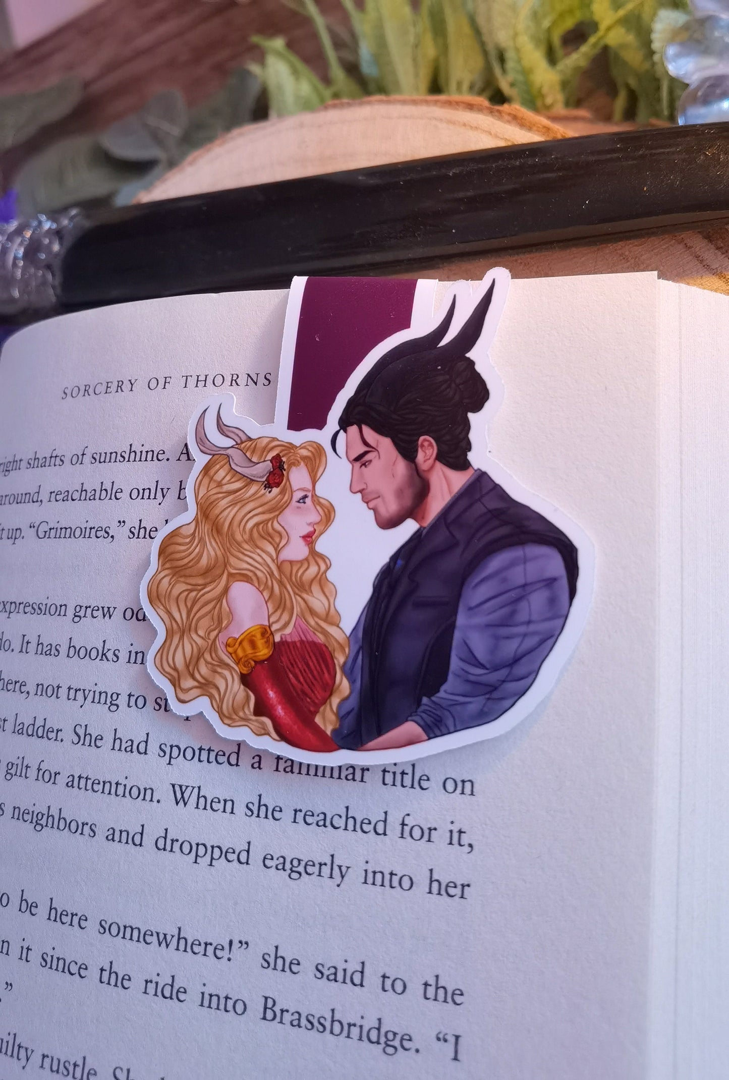 A TOUCH OF DARKNESS  Hades X Persephone inspired Magnetic Bookmark