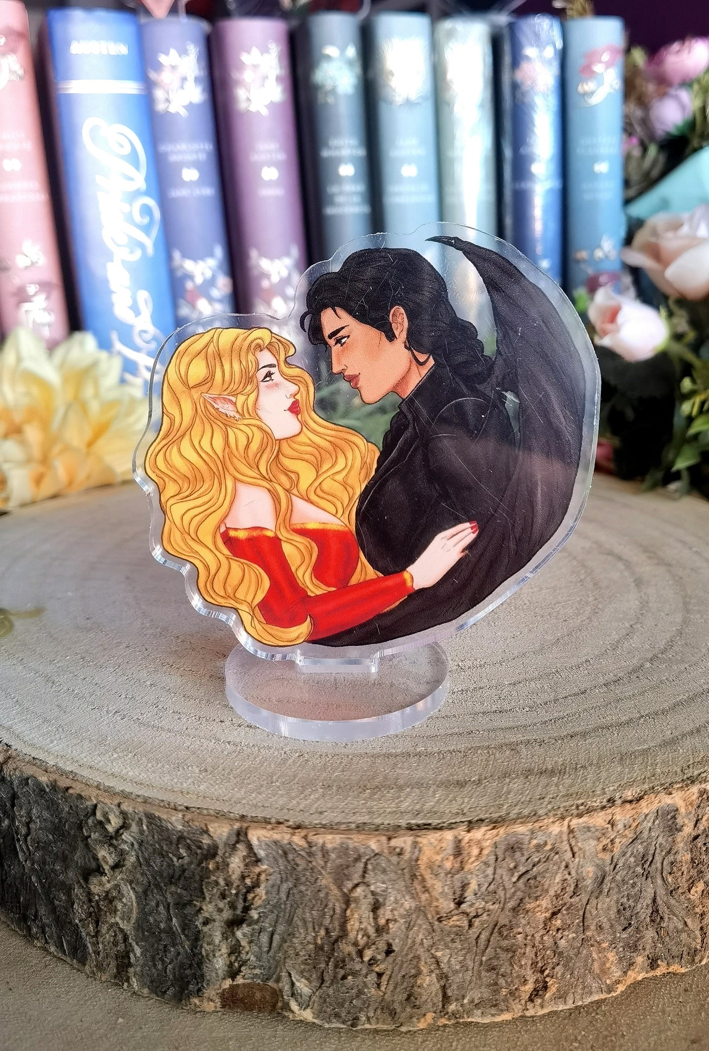 ACOTAR inspired and licensed Mini Standee: Feysand, Nessian, Elucien, Elriel, Gwynriel, Feysand starfall
