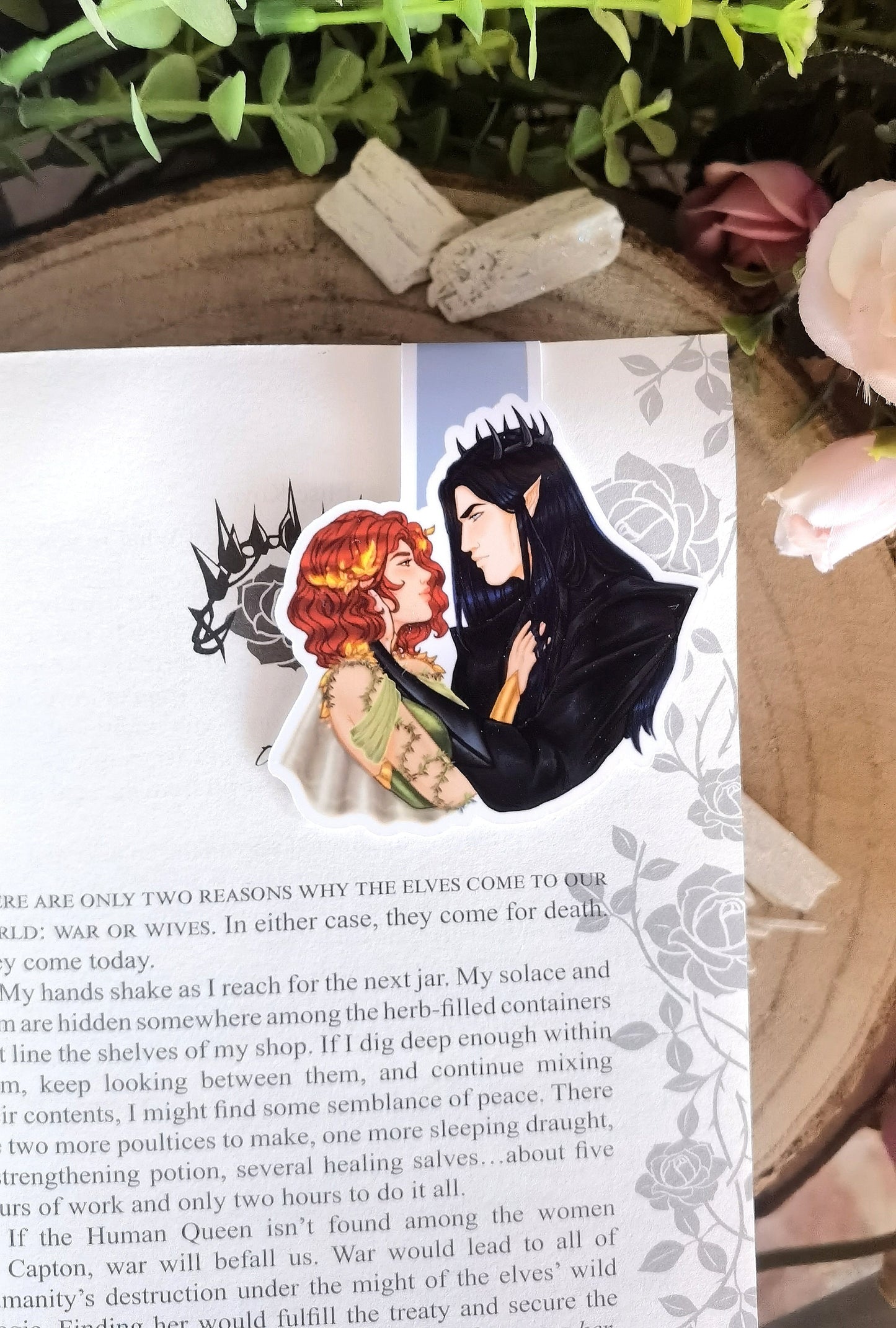 A DEAL With the Elf King Luella x Eldas bookmark [Official License] (Lueldas)
