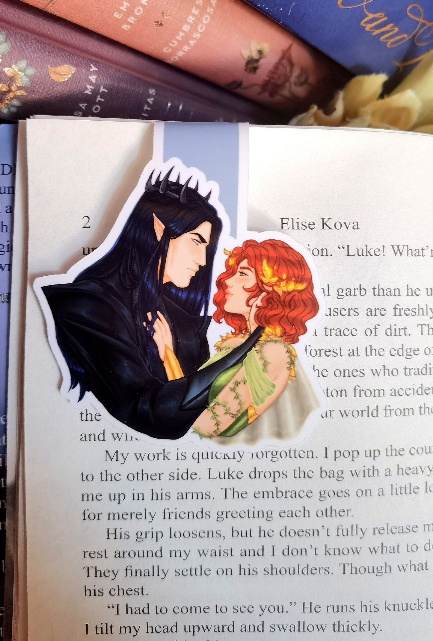A DEAL With the Elf King Luella x Eldas bookmark [Official License] (Lueldas)