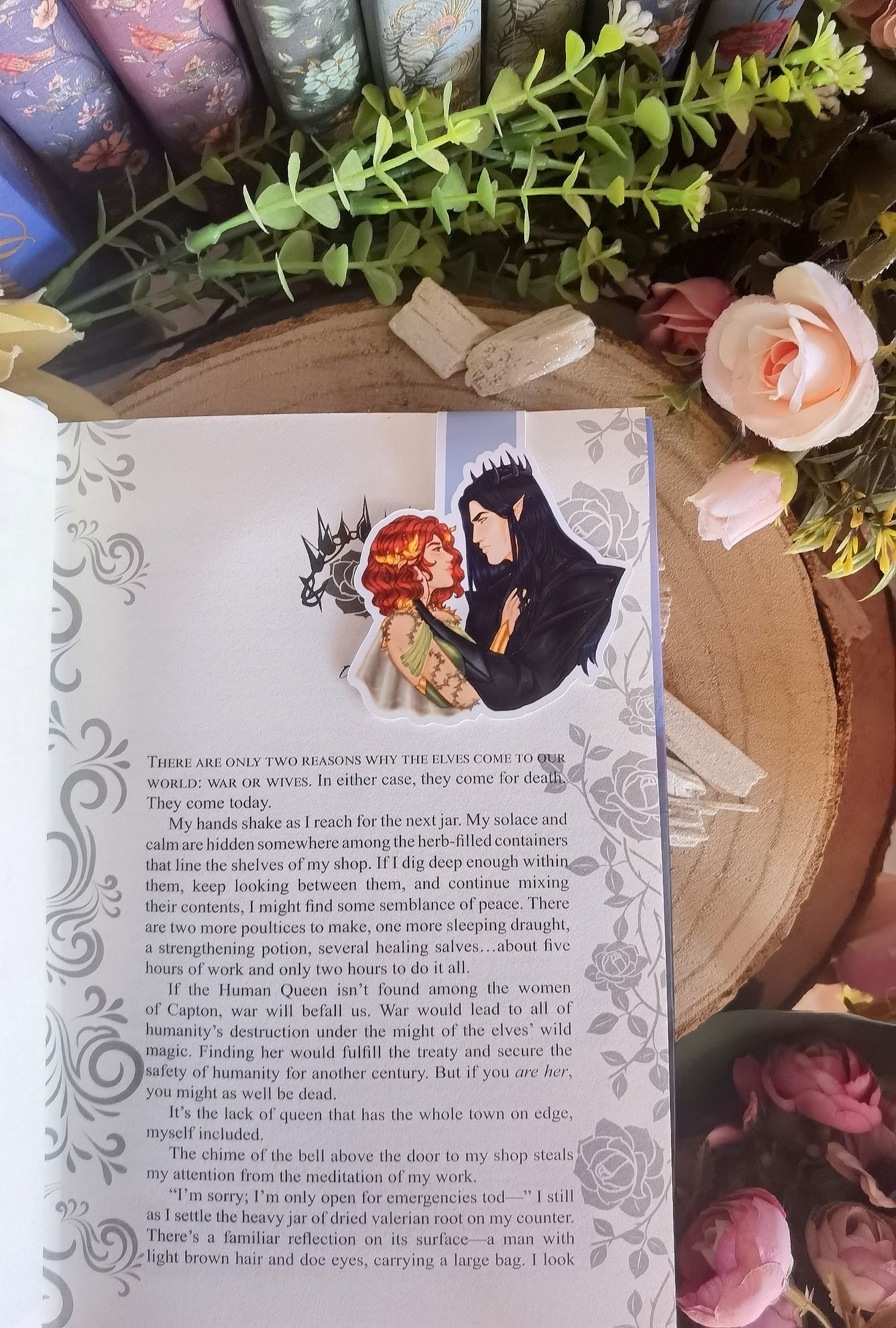 A DEAL With the Elf King Luella x Eldas bookmark [Official License] (Lueldas)