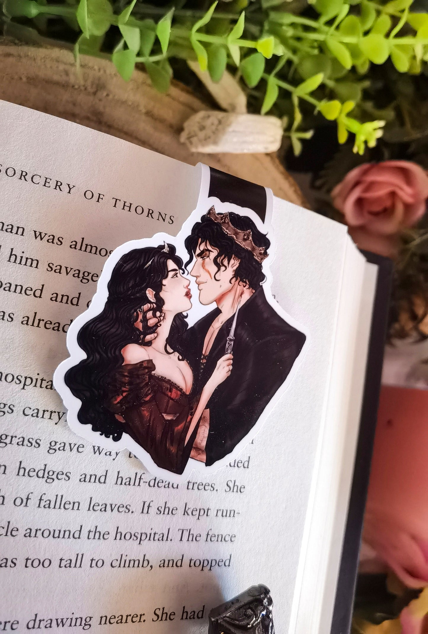 SCARRED Never after series - Tristan and Sara B licensed magnetic bookmark