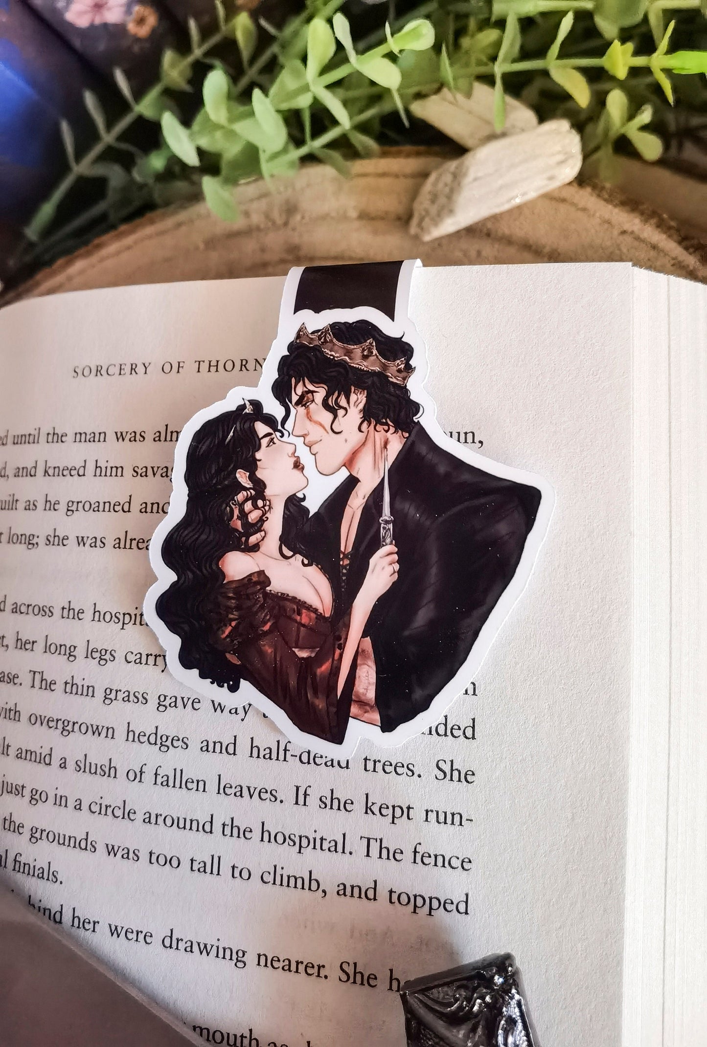 SCARRED Never after series - Tristan and Sara B licensed magnetic bookmark