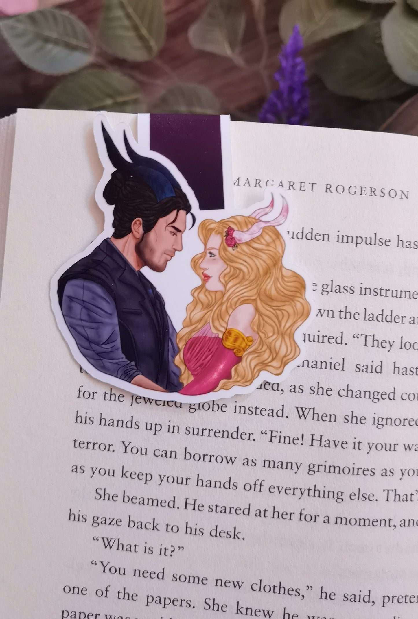 A TOUCH OF DARKNESS  Hades X Persephone inspired Magnetic Bookmark